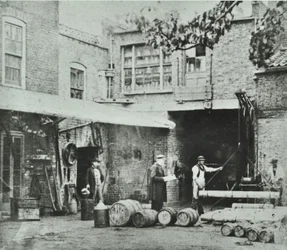 231-235 Kings Road: elevação traseira, Londres, 1890