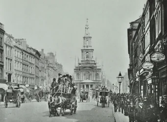 4-10 Strand, Westminster LB: elevações frontais, 1895