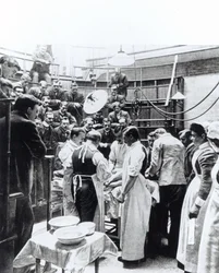 Uma operação no Charing Cross Hospital