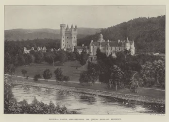 Castelo de Balmoral, Aberdeenshire, a residência das highlands das rainhas