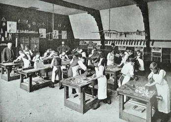 Classe de carpintaria, 1896
