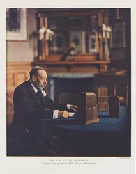 George V transmite a sua mensagem de Natal à Commonwealth e ao Império Britânico
