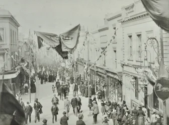 Hare Street: inauguração do ferry de Woolwich, 1889