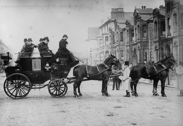 Stagecoach Horse-Drawn, c.1880s