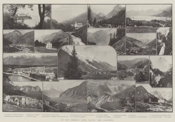 Nos Alpes franceses, Savoy e Dauphiny