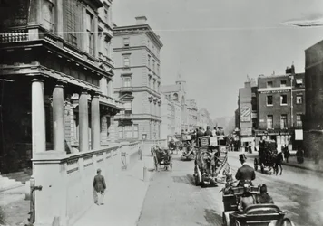 Knightsbridge, Westminster LB: olhando para o leste por Albert Gate, 1890