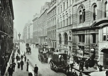 Leadenhall Street, cidade de Londres, 1895