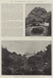 Visita do Sr. Gladstones a Cannes