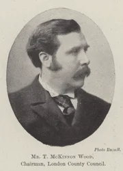 Sr. T McKinnon Wood, Presidente do Conselho do Condado de Londres
