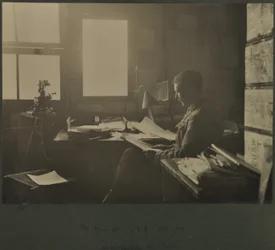 Meu escritório no GHQ, 1917-18
