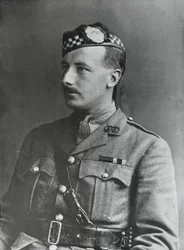 Retrato do Capitão Arthur Henderson VC, 2º Batalhão Argyll e Sutherland Highlanders, 1915