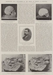 Homem pré-histórico, descobertas pelo Príncipe de Mônaco em Mentone
