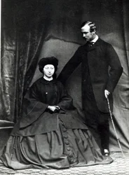 Princesa Alice e o Príncipe Ludwig de Hesse, 1860