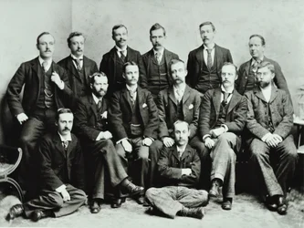 Rosendale Road School: grupo de professores, 1897