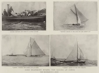 Algumas fotos durante o Racing at Cowes