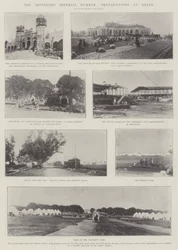 O Imperial Durbar Impendente, Preparações em Delhi