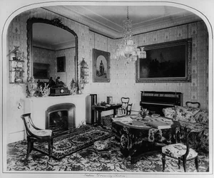 A sala de estar das senhoras, casa de Osborne