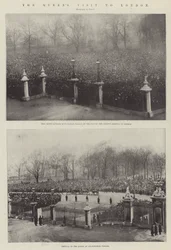 A visita das rainhas a Londres