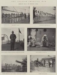 A guerra hispano-americana, os tipos naval e militar americano