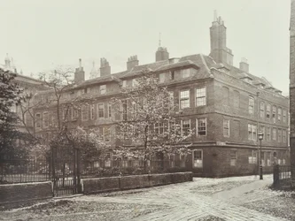 Vista do Clifford Inn, cidade de Londres, 1885