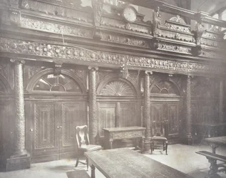 Vista do Grays Inn Hall, em Londres, 1885