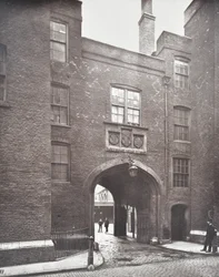 Vista do Lincolns Inn Gateway, Londres, 1876