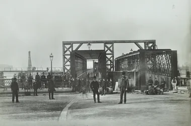 Vista da balsa de Woolwich, 1889