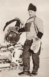 William Lashly, de &39;South With Scott&39; por ERGR Evans, c.1910-13 (foto bw)