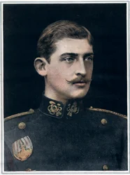 Retrato de Fernando da Romênia (1865-1927), rei da Romênia.