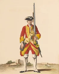 29o Regimento de Pé, 1742 cerca de