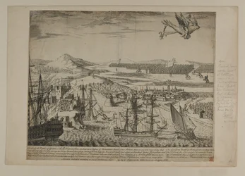 Uma Caricatura da Guerra da Sucessão Austríaca, publicada por G. Foster, Londres, 1743