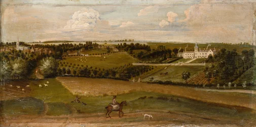 Uma Vista do Walgrave Hall (petróleo)
