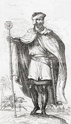 Um cavaleiro templário, da velha Inglaterra: A Pictorial Museum, pub. 1847