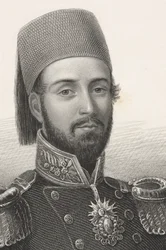 Abdulmecid I, da &39;Galeria dos Retratos Históricos&39;, publicado em 1880