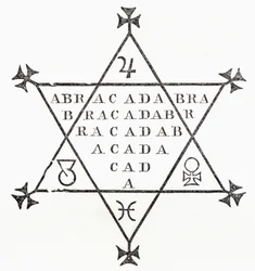 Abracadabra, de «The Ingoldsby Legends or Mirth and Marvels», de Thomas Ingoldsby, publicado em 1865