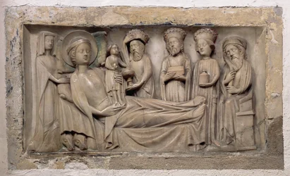Adoração dos Magos, c.1350 (alabastro)