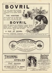 Divulgação de propagandas do The Graphic Christmas Number 1897