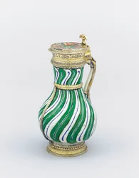 Uma jarra Iznik de prata dourada Elizabeth I, 1586