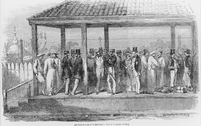Uma Estação Ferroviária Indiana, 1854