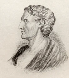 Aristóteles, do "Crabbes Historical Dictionary", publicado em 1825