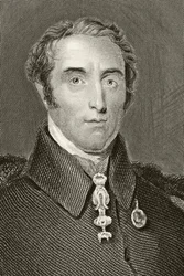 Arthur Wellesley, 1º Duque de Wellington, de "A História Nacional e Doméstica da Inglaterra", de William Hickman Smith Aubrey (1858-1916) publicou Londres, c.1890