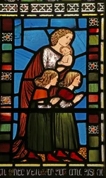 Atender a Cristo abençoando crianças