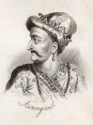 Aurangzeb I, do &39;Crabb&39;s Historical Dictionary&39;, publicado em 1825