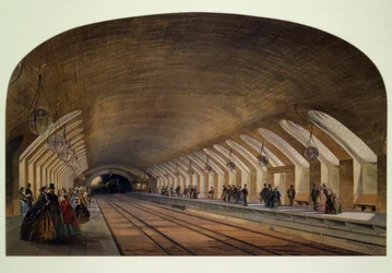 Estação de Metro Baker Street (wc on paper)