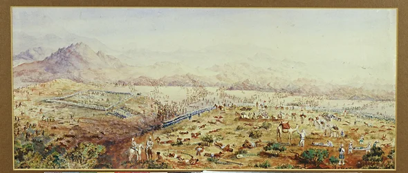 Batalha de Tamai, Sudão 1884 (wc no papel)