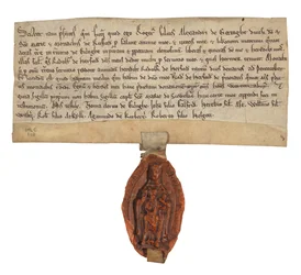 Legado de terras em Eakring para a abadia cisterciense de St Mary