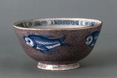 Bowl, c. 1745-1760 (faiança esmaltada de estanho)