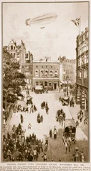 Aeronave britânica sobre Leicester Square, 22 de setembro de 1914, 1914-19