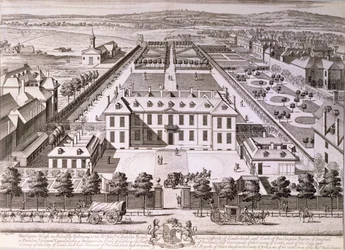 Burlington House em Piccadilly, século XVIII