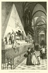 Tumba de Canovas em Santa Maria Gloriosa dei Frari, Veneza
